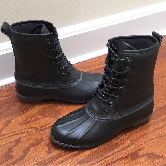 lands end lined duck boots